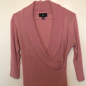 3/4 Blush Dress Sweater